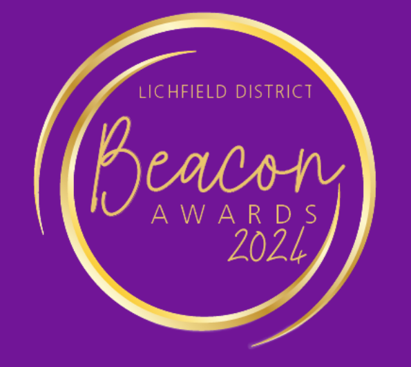 A picture of the Beacon Awards logo.
