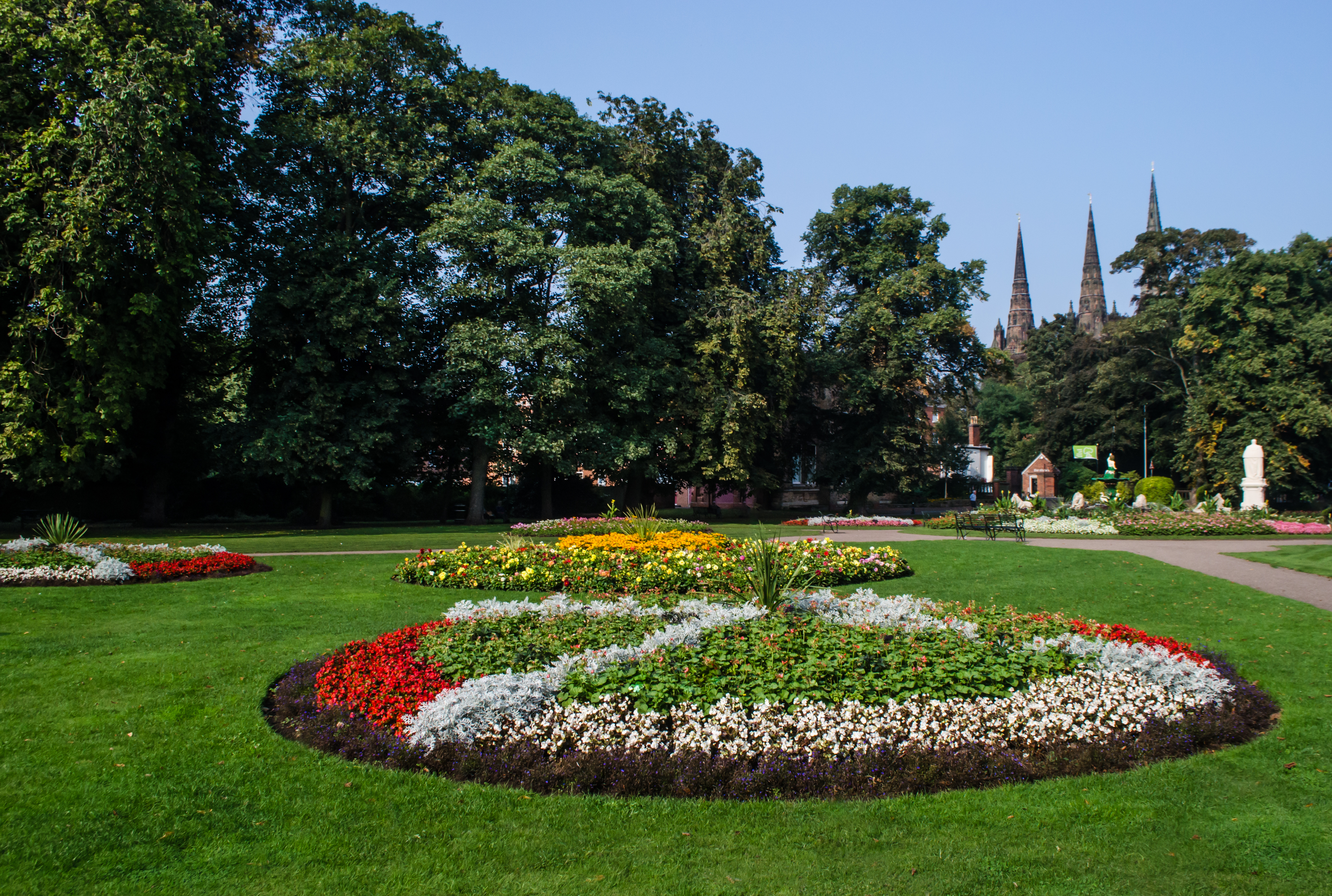 A photo of Beacon Park's Museum Gardens.