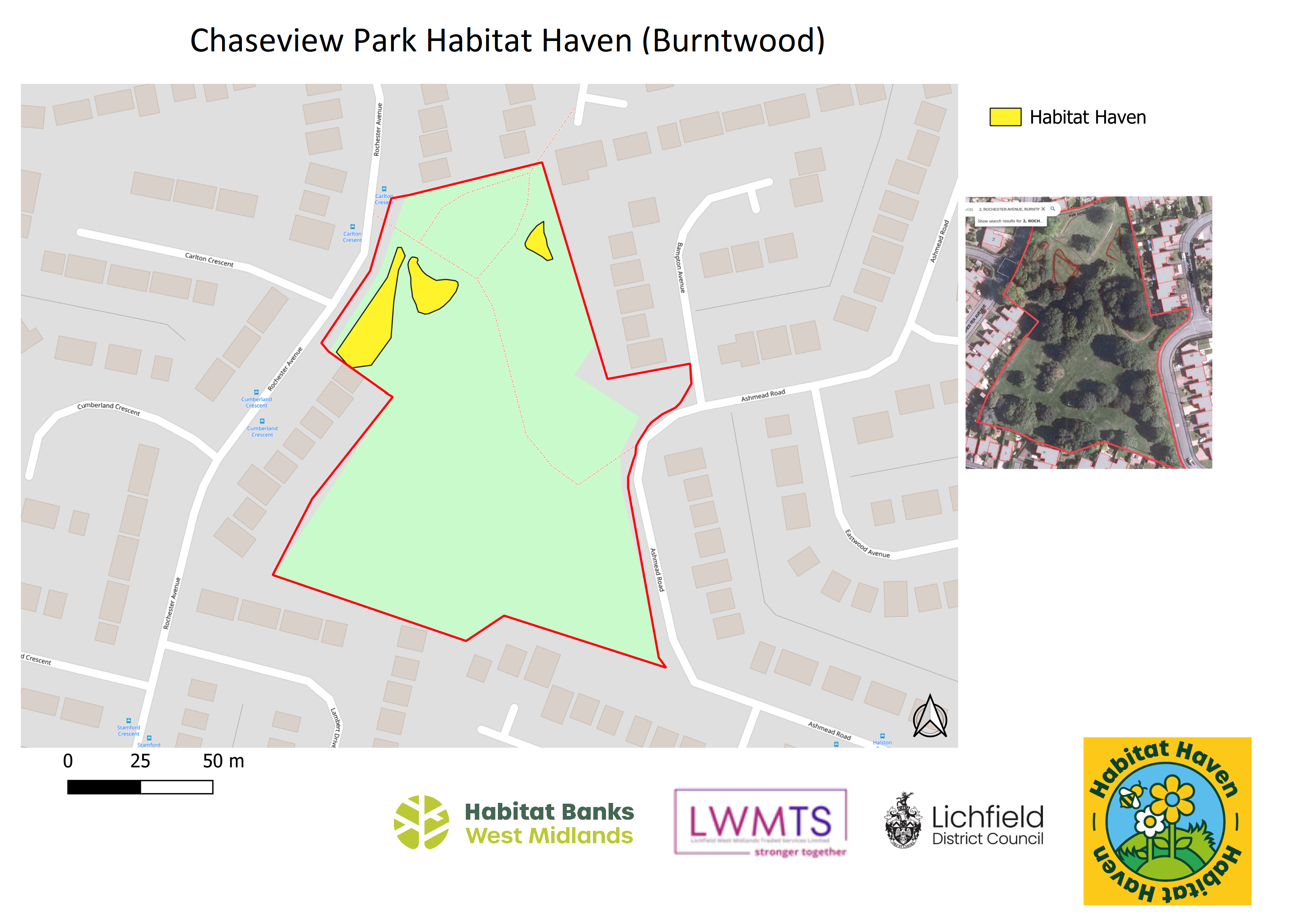 Chaseview park habitat havens map