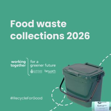 A picture of the Food Waste Collections poster.