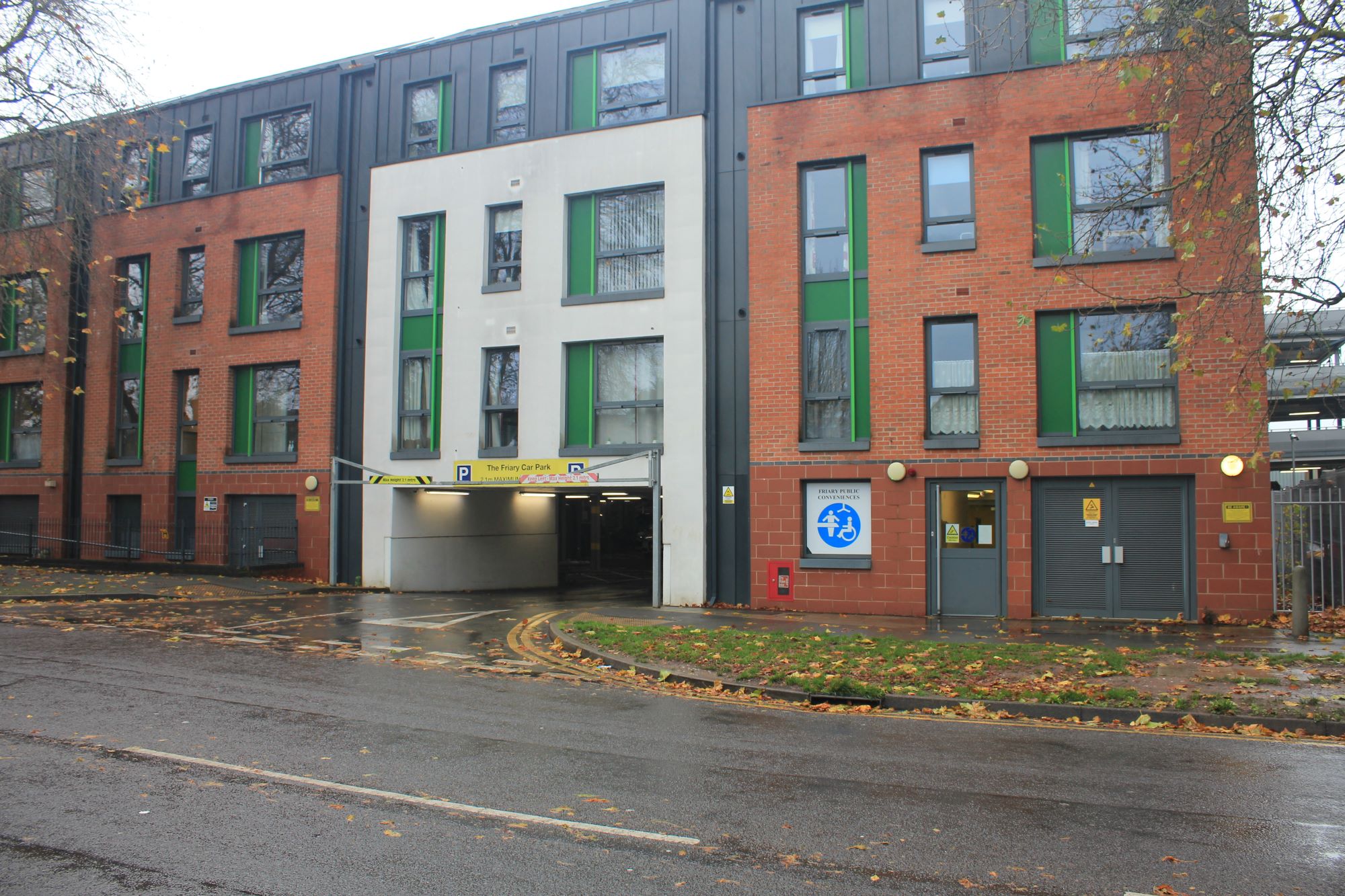 A picture of the Friary Multi Storey car park.