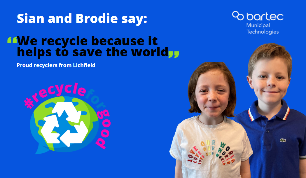 A picture of the recycling campaign poster.