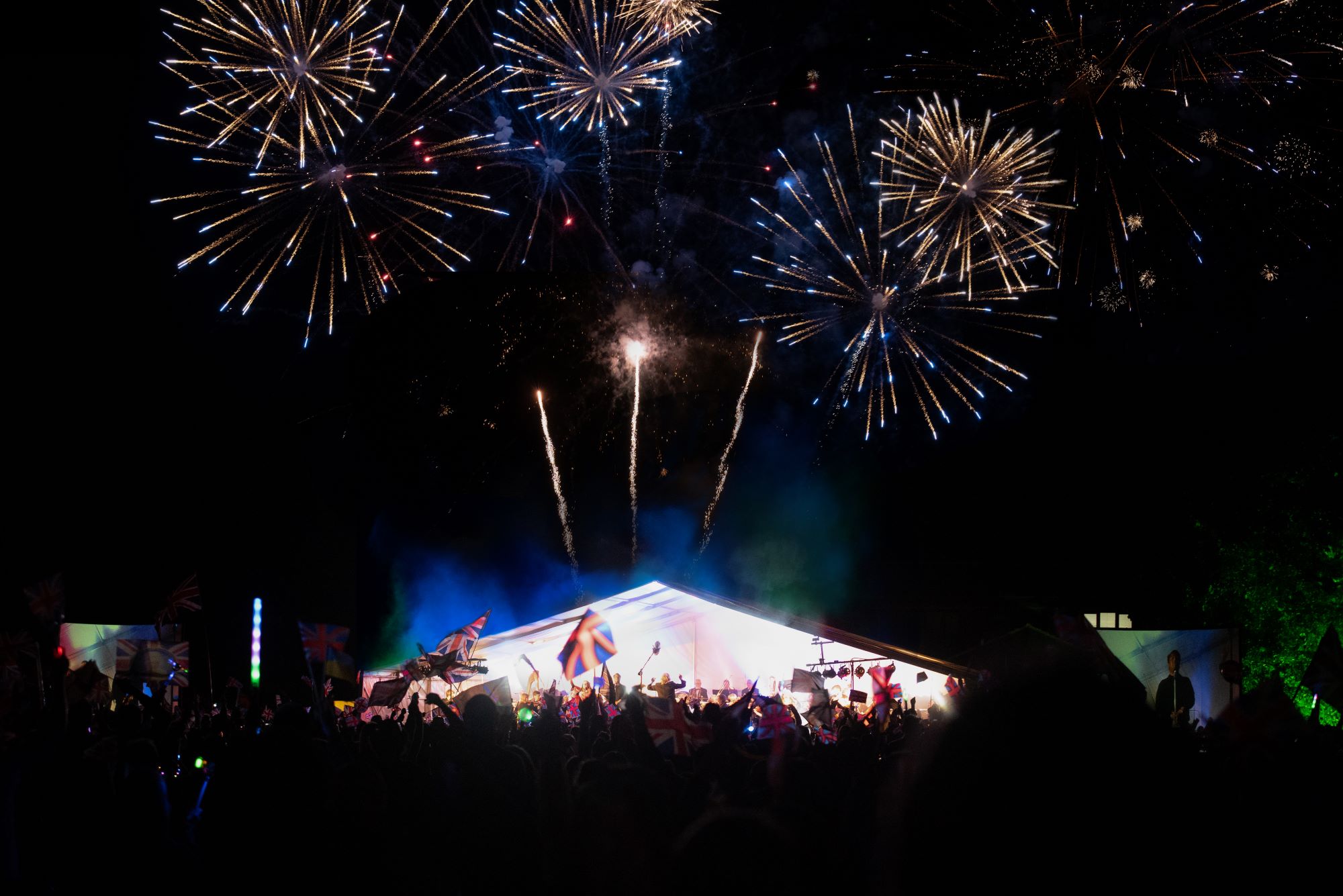 A picture from last year's Lichfield Proms in Beacon Park.