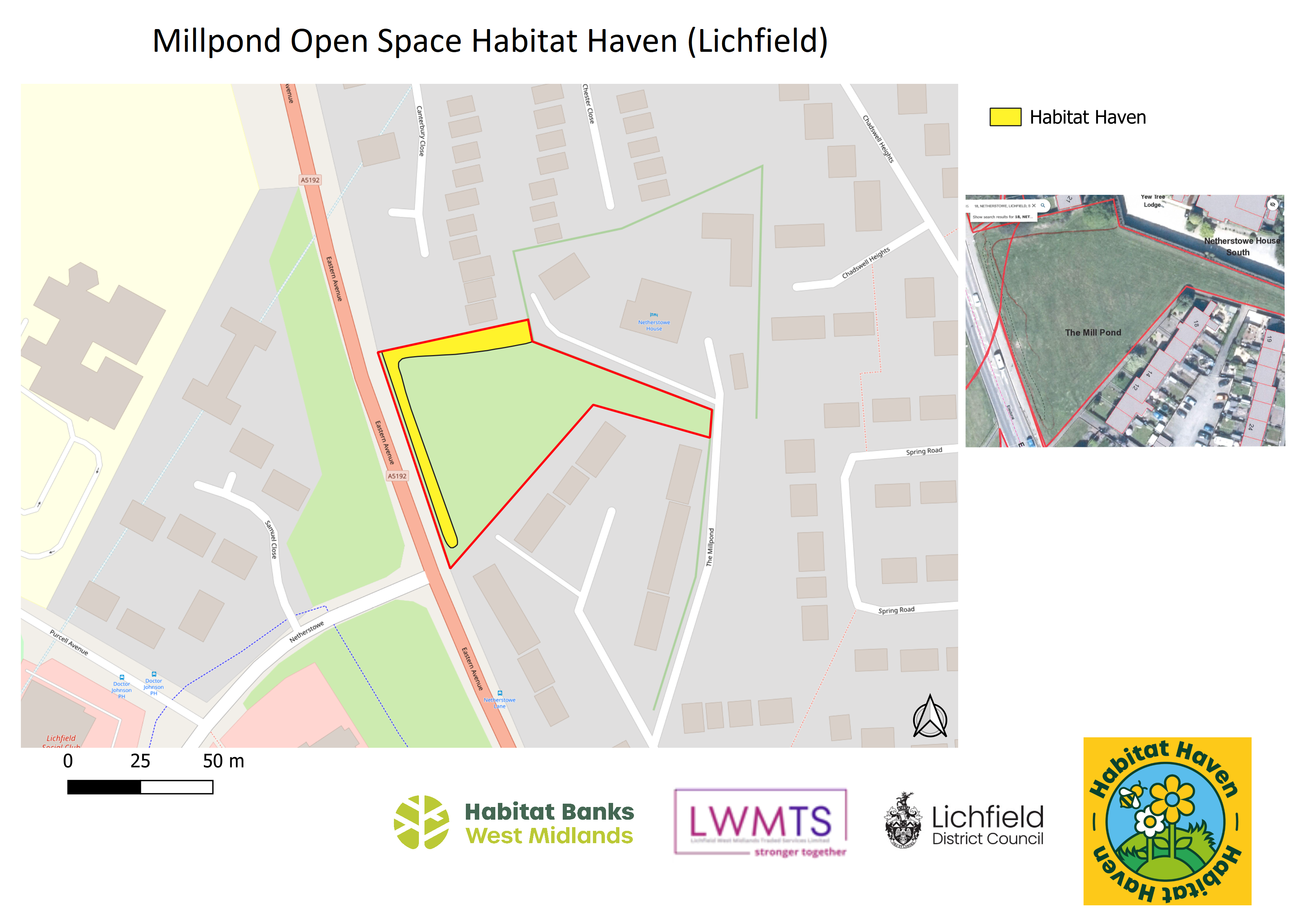 Millpond open space habitat haven map