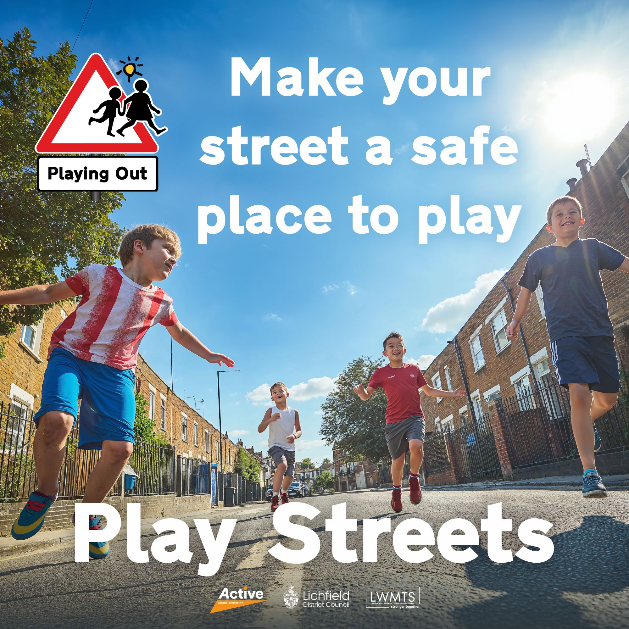 A picture of the Play Streets poster.