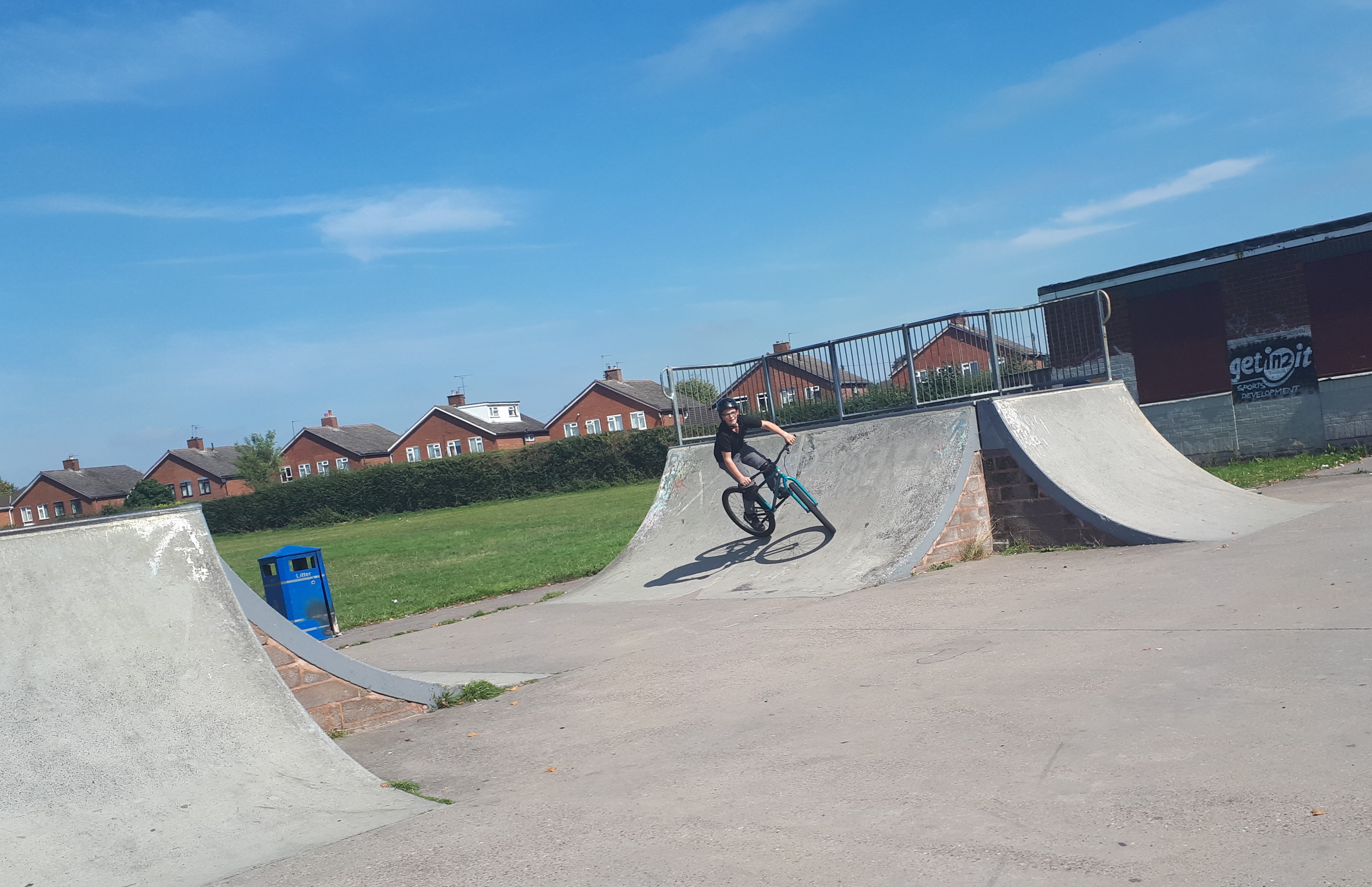 A picture of the former skatepark.