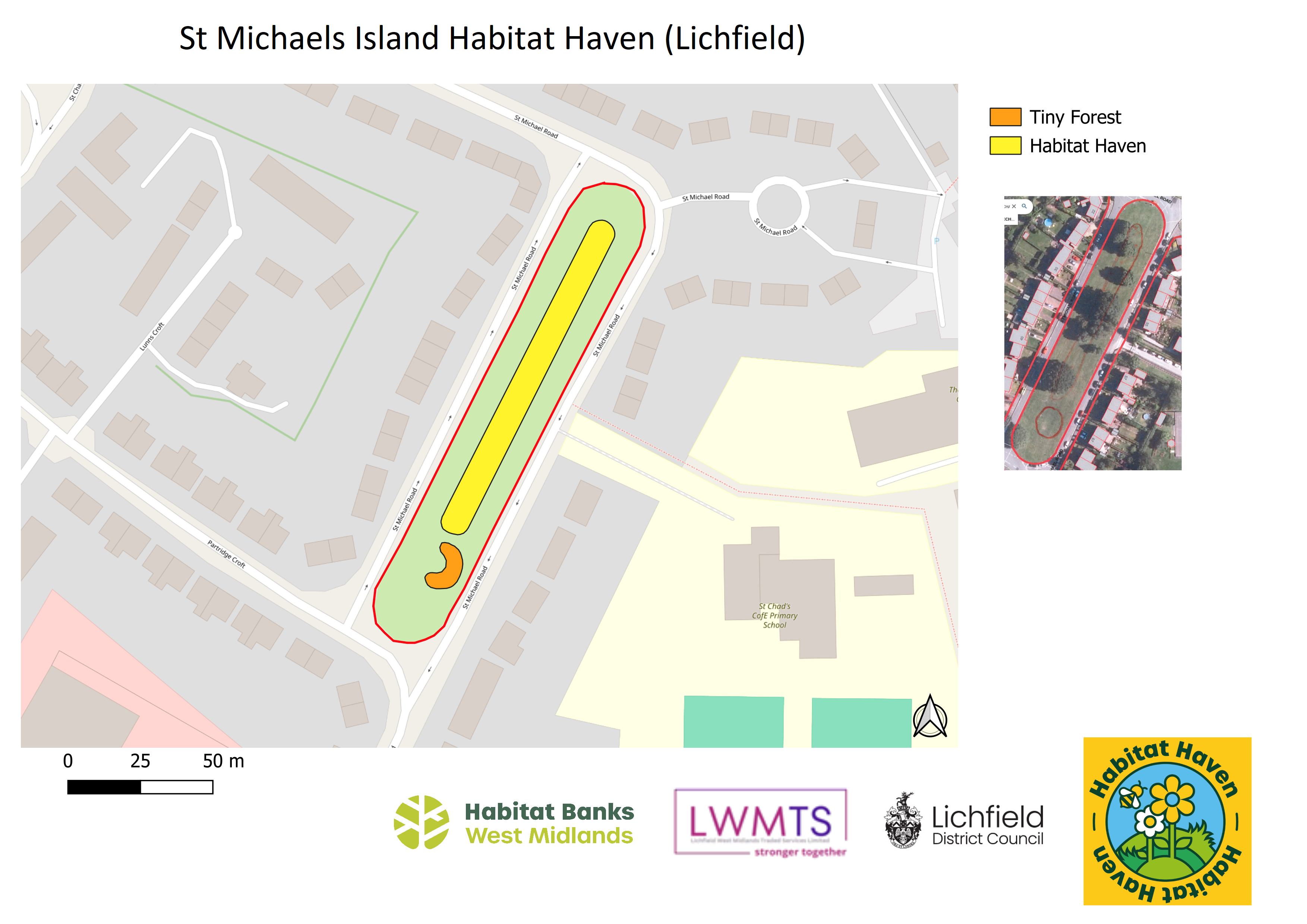 Map of St Michaels Island