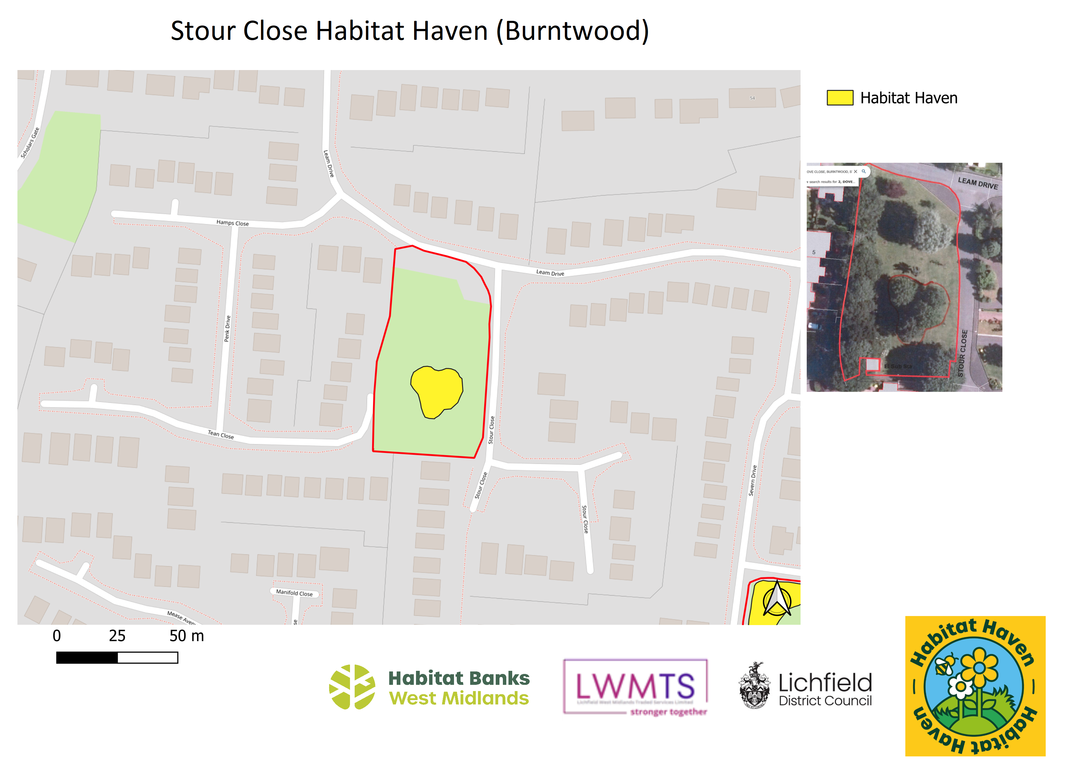 Stour close habitat havens map